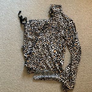 PJ Salvage Leopard Pajama set, size small